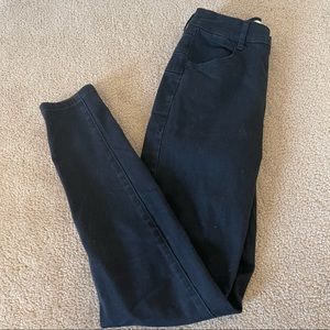 Black high waisted jeans